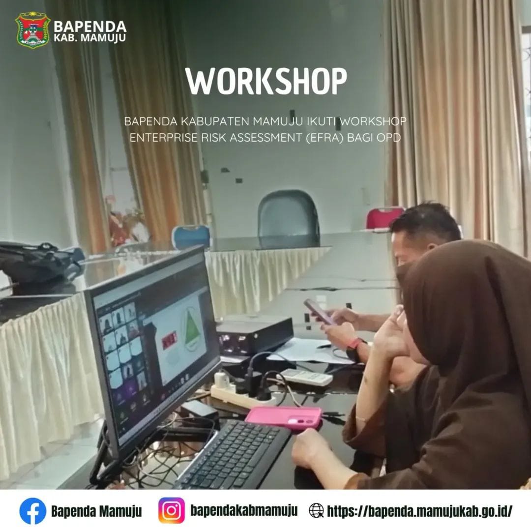 BAPENDA KABUPATEN MAMUJU IKUTI WORKSHOP ENTERPRISE RISK ASSESSMENT (EFRA) BAGI OPD thumbnail