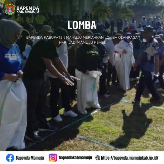 BAPENDA KABUPATEN MAMUJU MERIAHKAN LOMBA OLAHRAGA HARI JADI MAMUJU KE-468