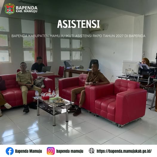 BAPENDA KABUPATEN MAMUJU IKUTI ASISTENSI RKPD TAHUN 2027 DI BAPERIDA
