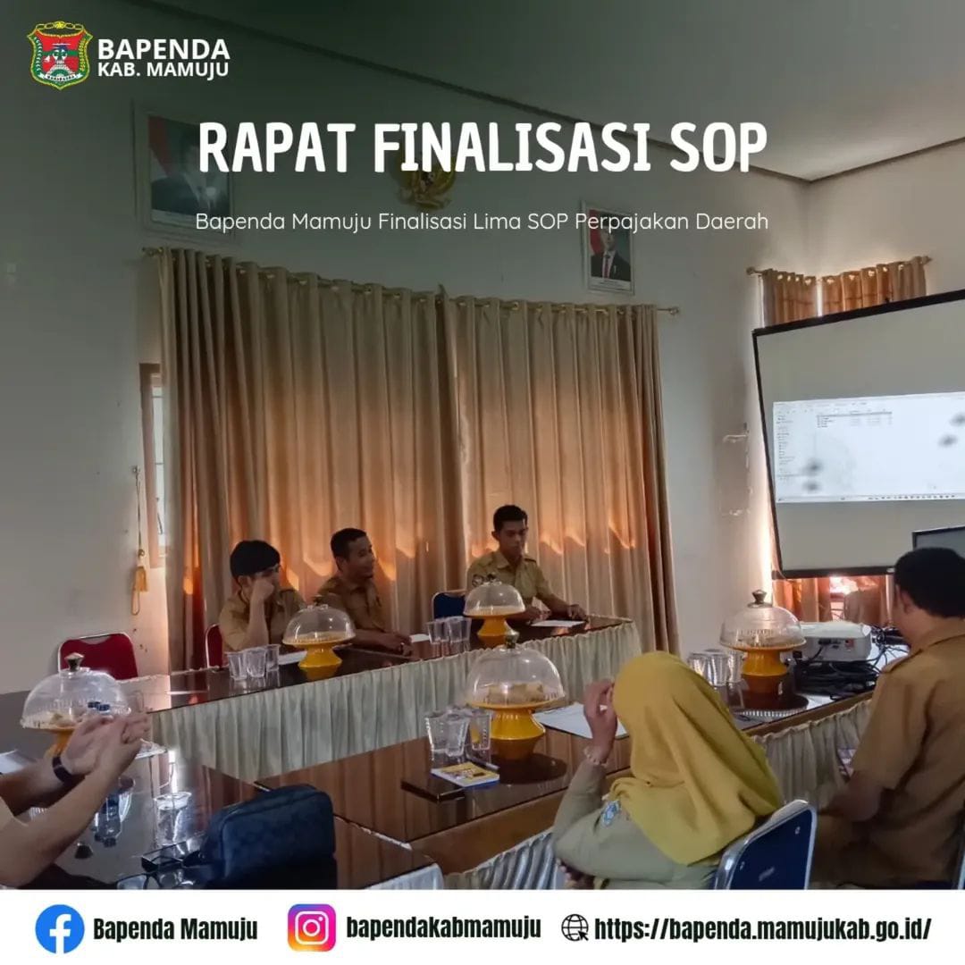 Bapenda Mamuju Finalisasi Lima SOP Perpajakan Daerah thumbnail