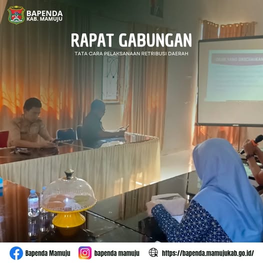 Badan Pendapatan Daerah Kabupaten Mamuju menggelar rapat gabungan bersama sejumlah pihak BUMN
