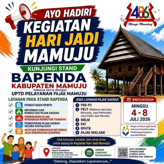 Mari ramaikan bersama acara hari jadi MAMUJU thumbnail