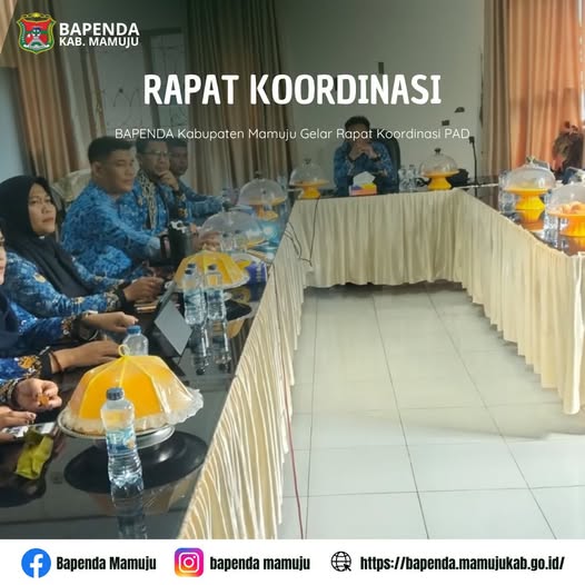 BAPENDA Kabupaten Mamuju Gelar Rapat Koordinasi PAD