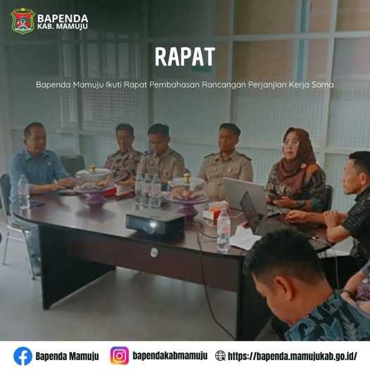 Bapenda Mamuju Ikuti Rapat Pembahasan Rancangan Perjanjian Kerja Sama