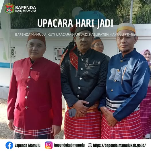 BAPENDA MAMUJU IKUTI UPACARA HARI JADI KABUPATEN MAMUJU KE-486