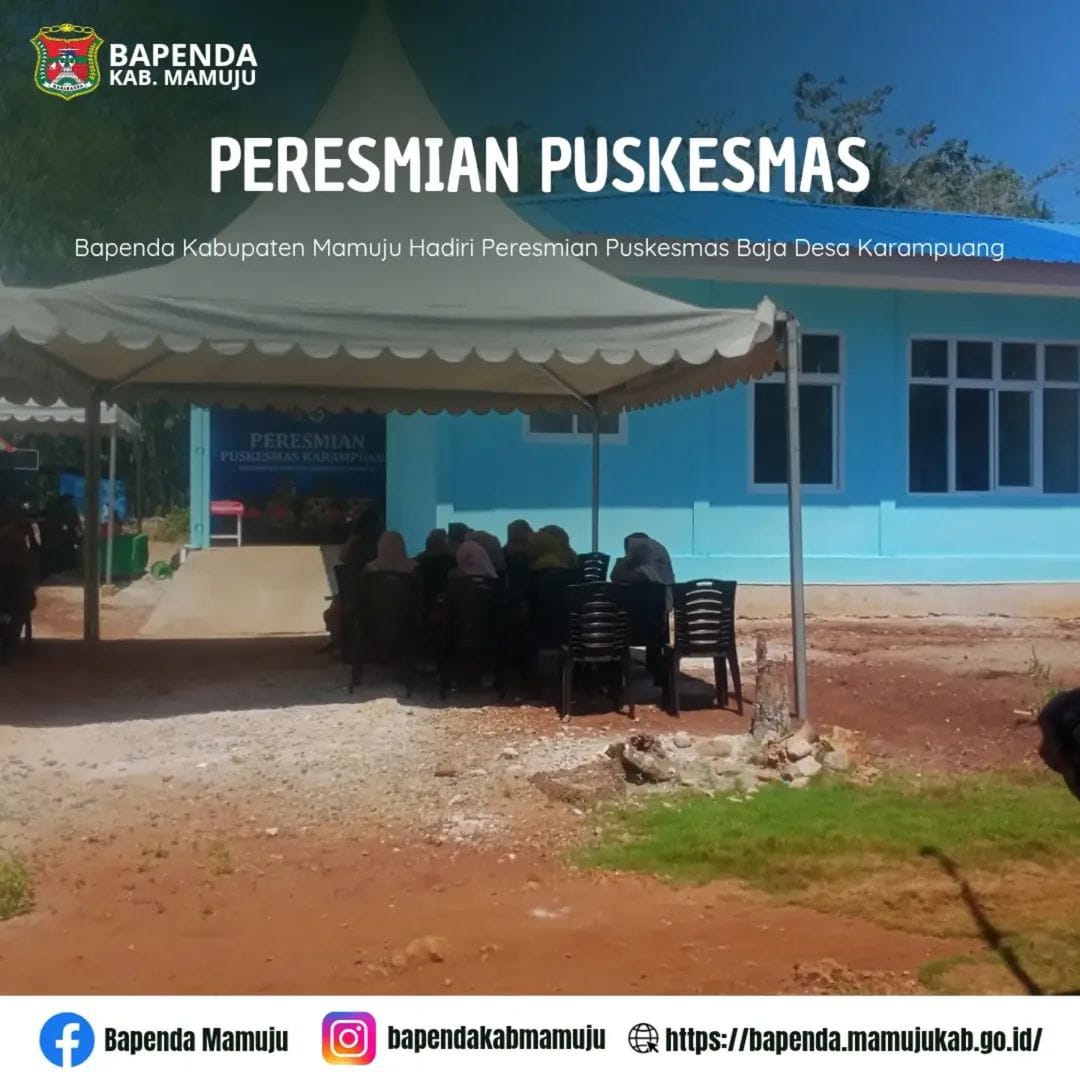 Bapenda Kabupaten Mamuju Hadiri Peresmian Puskesmas Baja Desa Karampuang thumbnail
