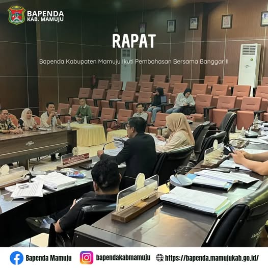 Bapenda Kabupaten Mamuju Ikuti Pembahasan Bersama Banggar II