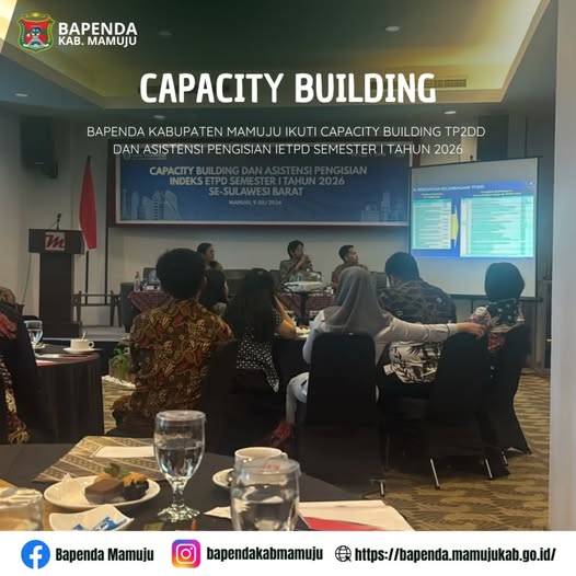 BAPENDA KABUPATEN MAMUJU IKUTI CAPACITY BUILDING TP2DD