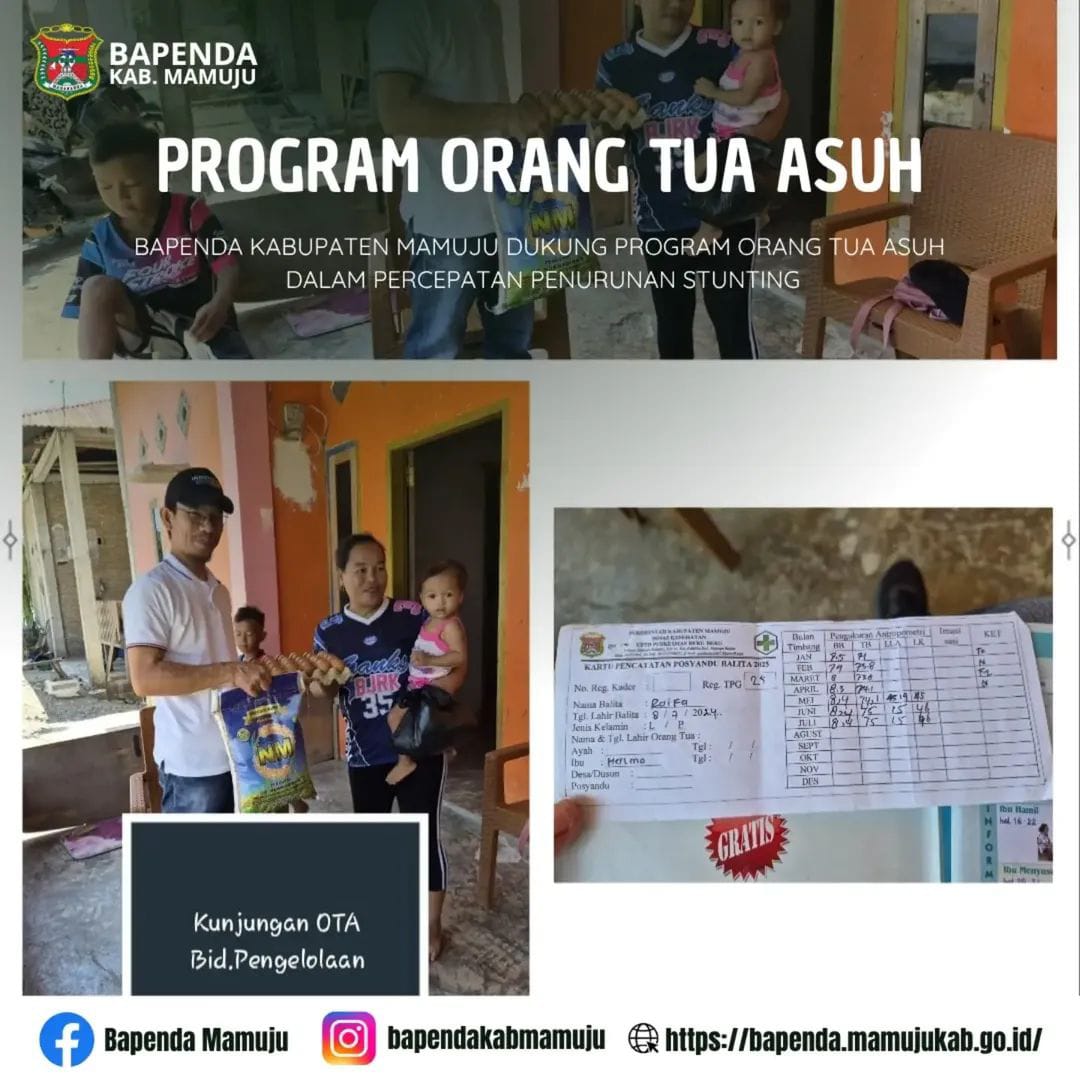 Bapenda kabupaten mamuju dukung program orang tua asuh dalam percepatan penurunan stunting thumbnail
