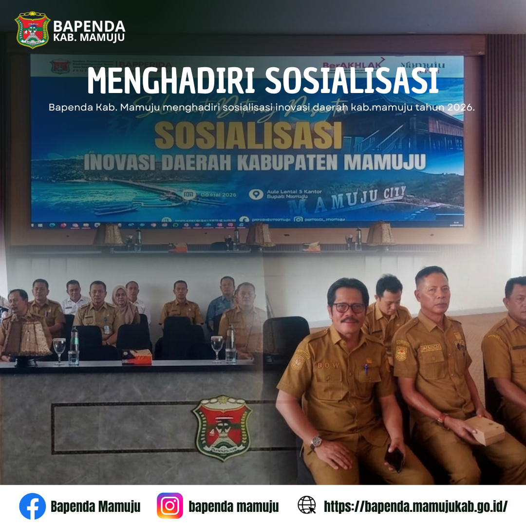 Bapenda Hadiri Sosialisasi Inovasi Daerah Kabupaten Mamuju Tahun 2026