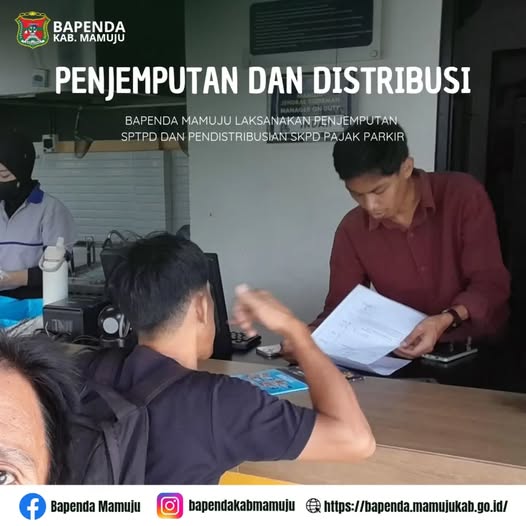 BAPENDA MAMUJU LAKSANAKAN PENJEMPUTAN SPTPD DAN PENDISTRIBUSIAN SKPD PAJAK PARKIR thumbnail