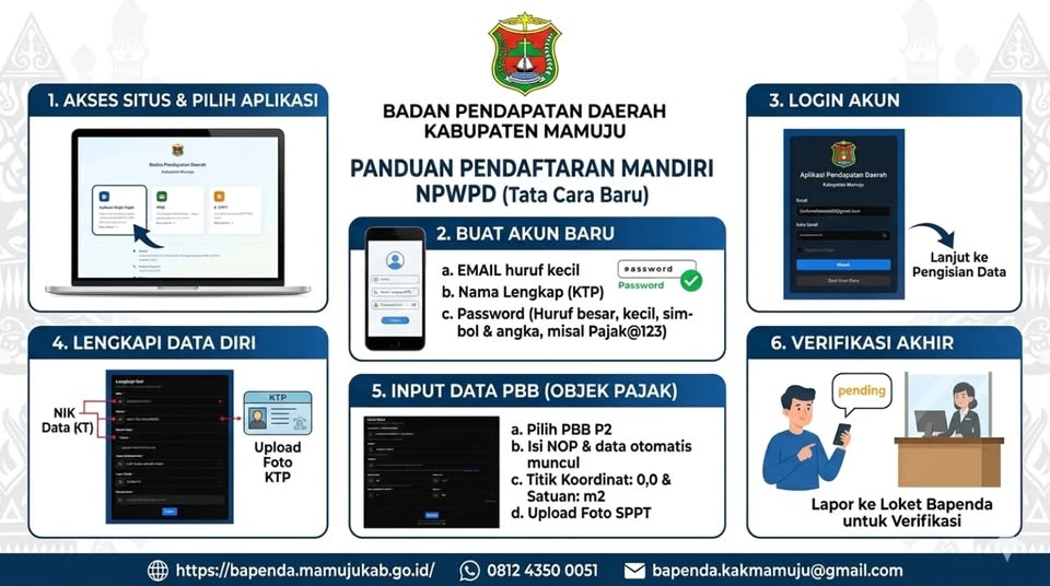 PANDUAN PENDAFTARAN MANDIRI NPWPD