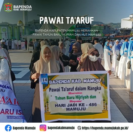 BAPENDA KABUPATEN MAMUJU MERIAHKAN PAWAI TAHUN BARU HIJRIAH DAN HUT MAMUJU