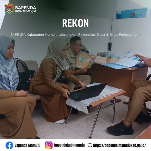 *BAPENDA Kabupaten Mamuju Laksanakan Rekonsiliasi Data di Dinas Perdagangan*