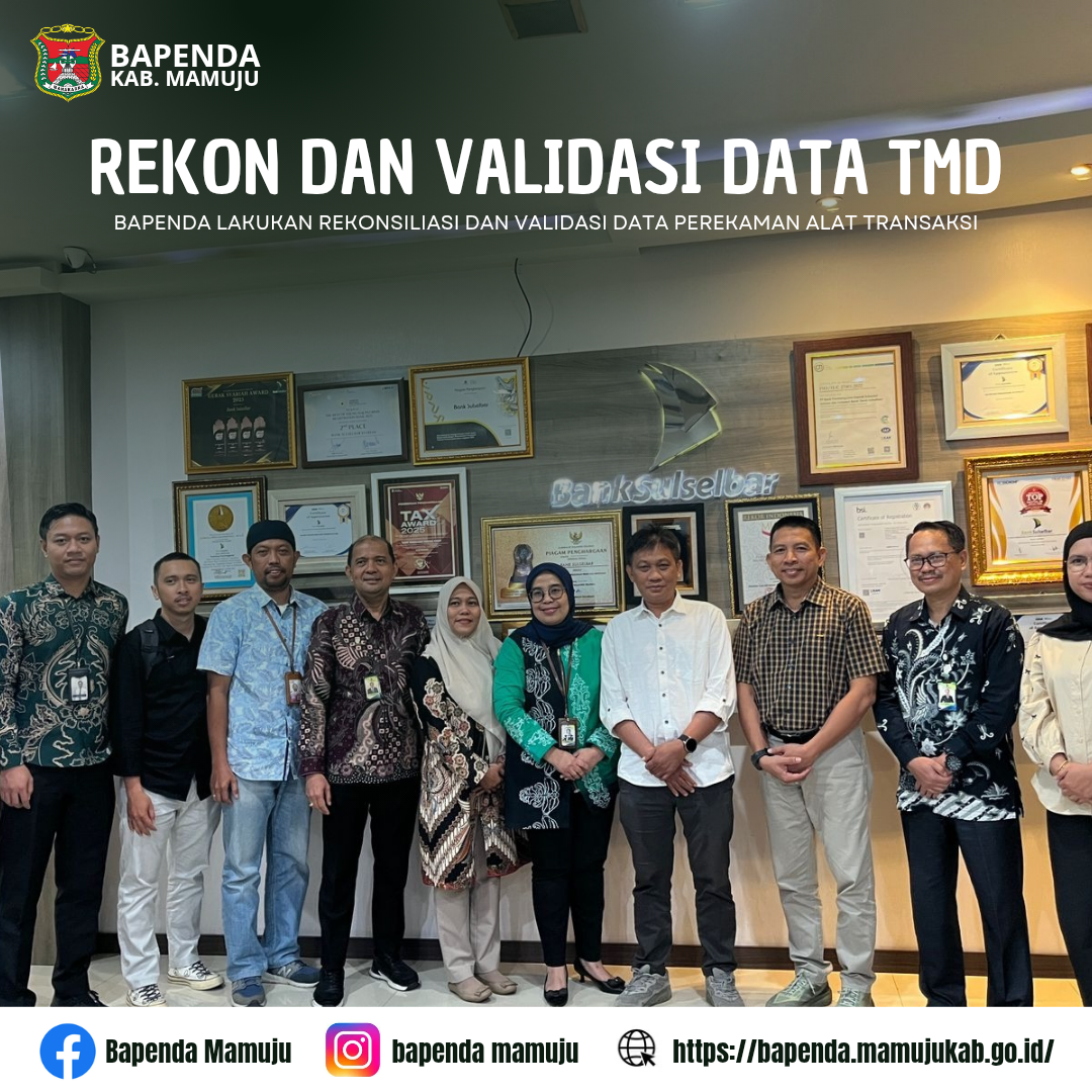 BAPENDA LAKUKAN REKONSILIASI DAN VALIDASI DATA PEREKAMAN ALAT TRANSAKSI