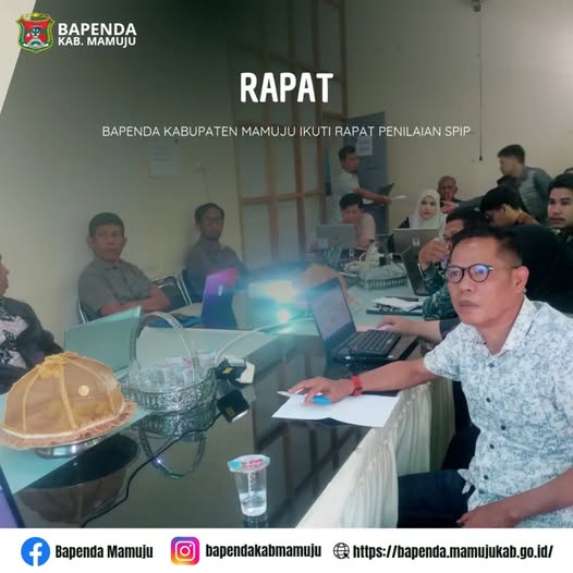 BAPENDA KABUPATEN MAMUJU IKUTI RAPAT PENILAIAN SPIP