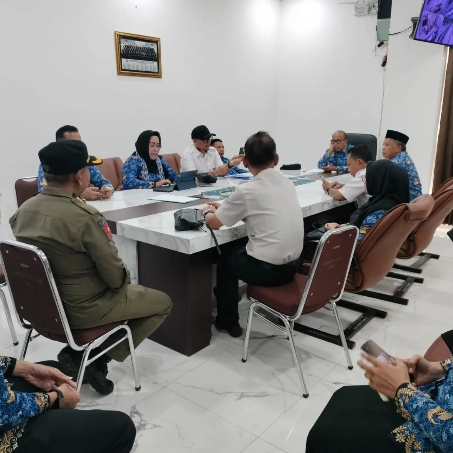 Bapenda Hadiri Rapat Koordinasi di Ruang Sekretaris Daerah