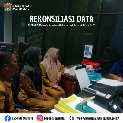 BAPENDA Mamuju Gelar Rekonsiliasi Data Pajak dan Retribusi di Dinas PUPR