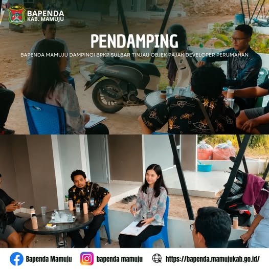 **BAPENDA MAMUJU DAMPINGI BPKP SULBAR TINJAU OBJEK PAJAK DEVELOPER PERUMAHAN**